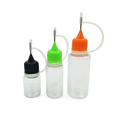 Logo yang disesuaikan Childproof E Liquid Bottle 18mm Neck Size untuk produk yang dipersonalisasi