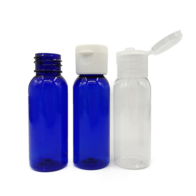 Botol PET Custom Dengan Flip Cap Transparan Dan Lotion Pria Siap