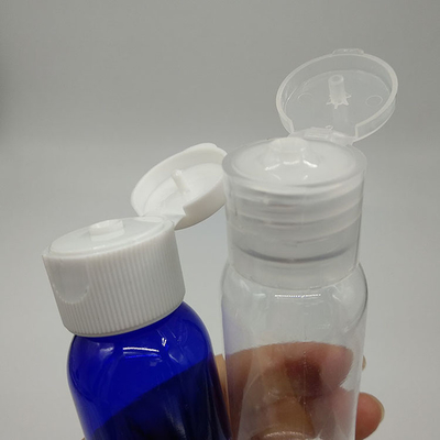 Botol PET Custom Dengan Flip Cap Transparan Dan Lotion Pria Siap