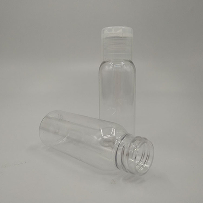 Botol PET Custom Dengan Flip Cap Transparan Dan Lotion Pria Siap