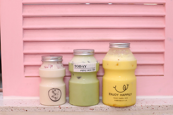 Isolasi Botol Teh Susu Berukuran Sedeng dengan 120ml 250ml 350ml 500ml 1000ml Kapasitas