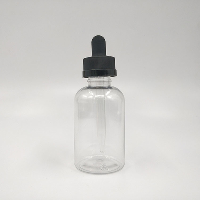 Sesuaikan Botol Dropper Plastik 10ml 15ml 20ml 30ml 40ml 50ml 60ml 70ml 100ml 120ml Screw Cap Transparan