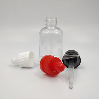 Sesuaikan Botol Dropper Plastik 10ml 15ml 20ml 30ml 40ml 50ml 60ml 70ml 100ml 120ml Screw Cap Transparan