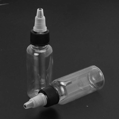 Produk Cairan Permukaan Liat Botol Dropper Plastik Dengan Logo Disesuaikan