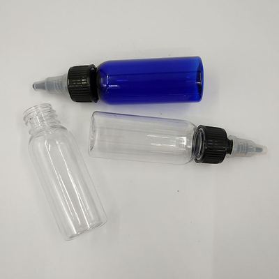 Produk Cairan Permukaan Liat Botol Dropper Plastik Dengan Logo Disesuaikan