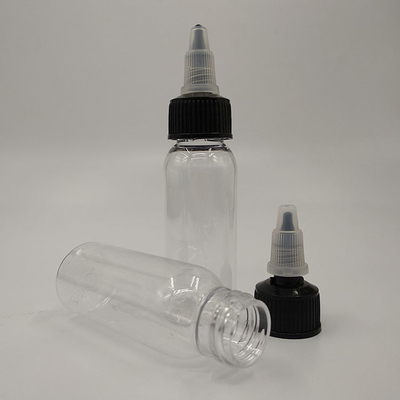 Produk Cairan Permukaan Liat Botol Dropper Plastik Dengan Logo Disesuaikan