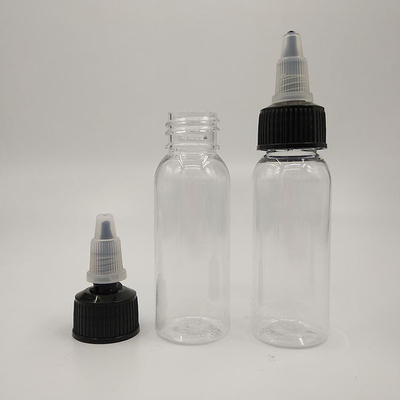 Produk Cairan Permukaan Liat Botol Dropper Plastik Dengan Logo Disesuaikan