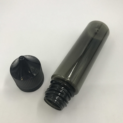 Botol Cairan E Transparan 60ml Bentuk Bulat untuk Kemasan Jus Vape