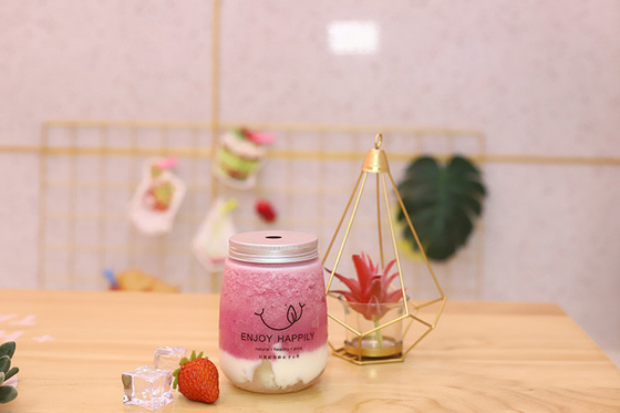 Botol-botol Teh Susu Berkekuatan Bersih dengan Genggam Jaga Minuman Aman dan Bebas Kerumitan