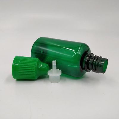 18mm Ukuran leher Childproof E Botol Cairan Dengan Bentuk Bulat Dan Screen Printing Permukaan Penanganan