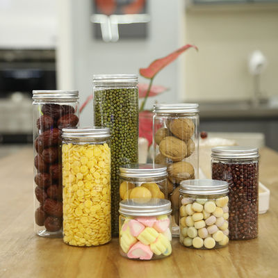 Hot Selling Quality Pet Container Plastik Jar Food Grade Plastik Jar Premium Plastik Jar untuk Buah Kering dengan Sampel Gratis