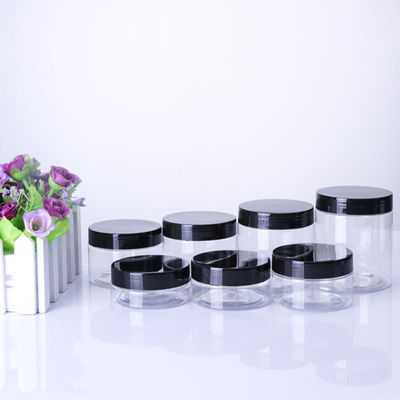 Sampel Gratis Plastik Cream Jar Wide Mouth Jar Plastik Putih Jar Dengan Tutup Di Stok