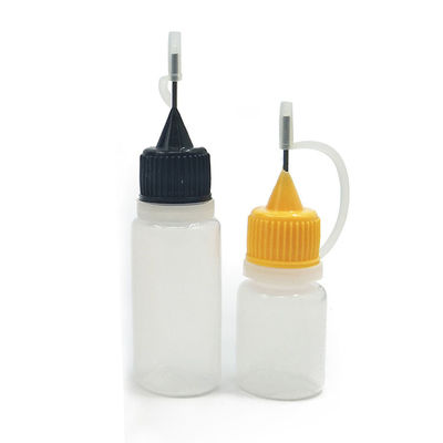 Botol E-Liquid Logo Kustom dengan Leher Tahan Anak Tipe 10ml 15ml 30ml 60ml 80ml 100ml Kapasitas