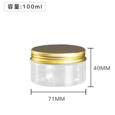 Pot plastik kosmetik yang dapat disesuaikan dalam 10ml 15ml 30ml 60ml 80ml 100ml 120ml 150ml Kapasitas untuk dipersonalisasi