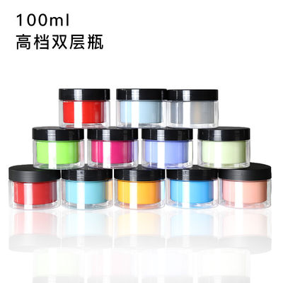 Pot plastik kosmetik yang dapat disesuaikan dalam 10ml 15ml 30ml 60ml 80ml 100ml 120ml 150ml Kapasitas untuk dipersonalisasi