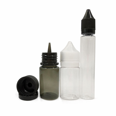 Botol E-Liquid Tahan Lama dan Nyaman Ukuran 10ml 15ml 30ml 60ml 80ml 100ml Untuk Kebutuhan Vaping