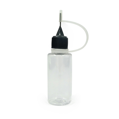 Botol Kecil Tahan Anak dengan Leher untuk Cairan Desain Transparan