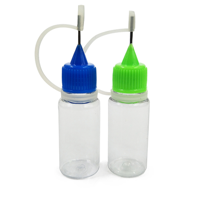 Botol Kecil Tahan Anak dengan Leher untuk Cairan Desain Transparan