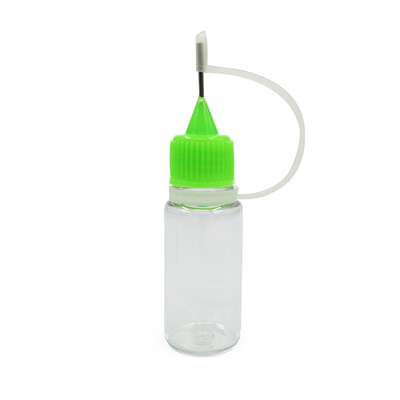 Botol Kecil Tahan Anak dengan Leher untuk Cairan Desain Transparan