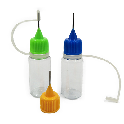 Botol Kecil Tahan Anak dengan Leher untuk Cairan Desain Transparan