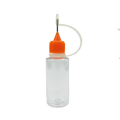 Botol Kecil Tahan Anak dengan Leher untuk Cairan Desain Transparan