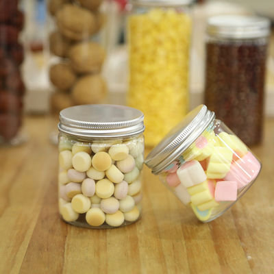 Customized Pressure Sensitive Sealing Plastic Jar Containers with 65mm Diameter and Custom Printing