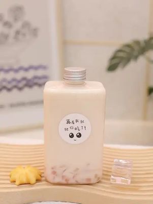 Botol Teh Susu Kapasitas Tinggi Bening dengan Tutup Ulir 120ml 250ml 350ml 500ml 1000ml