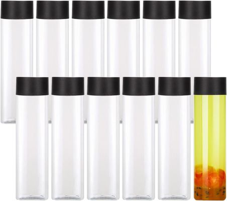 Botol Teh Susu Kapasitas Tinggi Bening dengan Tutup Ulir 120ml 250ml 350ml 500ml 1000ml