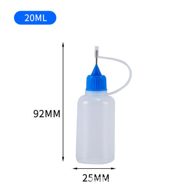 Bottle cairan dengan tutup sekrup E dalam warna hitam transparan untuk kemasan E-liquid