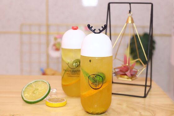 Botol teh susu tahan kebocoran yang sempurna untuk kemasan teh memastikan wadah yang tahan kebocoran dan aman