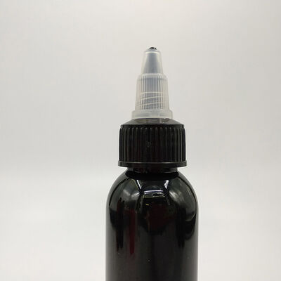 Botol dropper plastik kaca yang dirancang dengan permukaan yang halus dan tipe penyegelan tutup sekrup yang menyediakan penyumbatan cairan yang tahan kebocoran