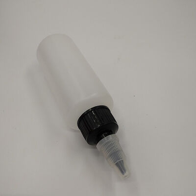 Botol dropper plastik kaca yang dirancang dengan permukaan yang halus dan tipe penyegelan tutup sekrup yang menyediakan penyumbatan cairan yang tahan kebocoran