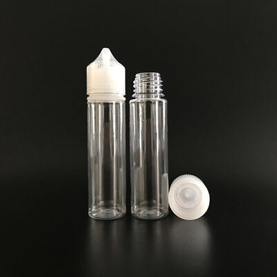 Botol Cairan E Hitam Transparan Dengan Pencetakan Layar Penanganan Permukaan dan Penyesuaian Pencetakan Warna Ideal untuk Kemasan Produk Vape