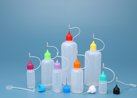 100% HDPE Botol Tutup Jarum Minyak Rokok Elektronik 3ml 5ml 10ml