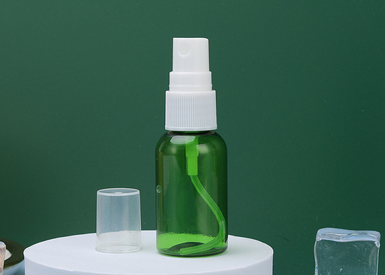 Green 20ml Refillable Atomizer PET Botol Semprot Plastik Sablon