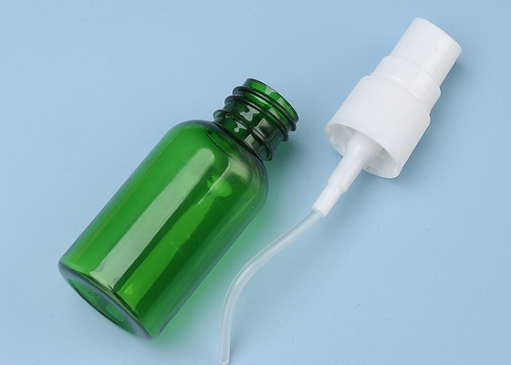 Green 20ml Refillable Atomizer PET Botol Semprot Plastik Sablon