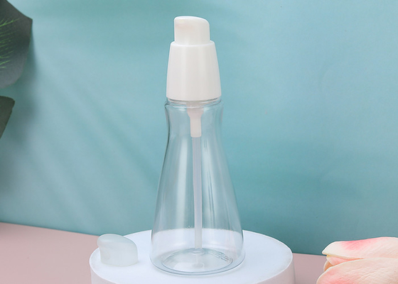 Botol Lotion Plastik ISO9001 70ML Botol PET Bening Tidak Beracun