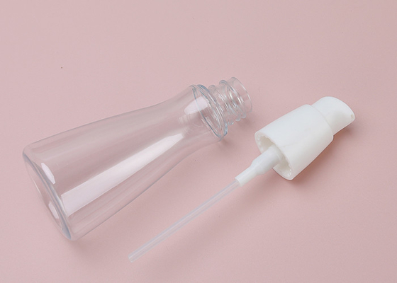 Botol Lotion Plastik ISO9001 70ML Botol PET Bening Tidak Beracun