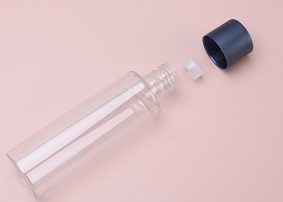 Tutup PP Transparan Hijau 100ml Botol Plastik Dengan Tutup Sekrup ISO9001