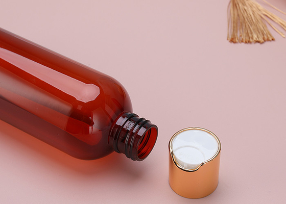 230ml Botol Sekrup Plastik Ringan Ringan Dengan Tutup Sekrup Emas