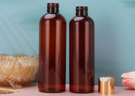 230ml Botol Sekrup Plastik Ringan Ringan Dengan Tutup Sekrup Emas