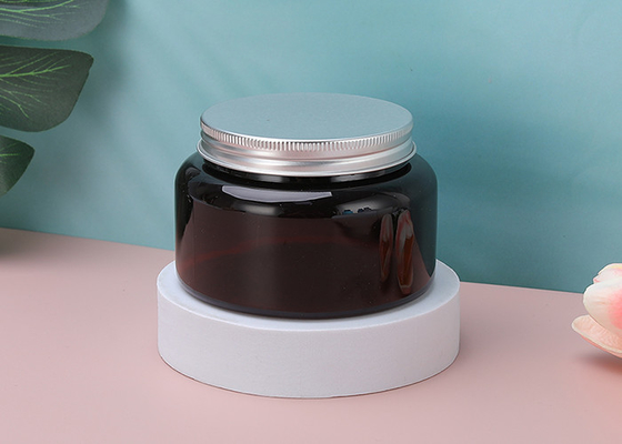 Kosmetik dan kemasan wajah plastik akrilik untuk hewan peliharaan yang kosong mentega badan lotion krim mata toples lip scrub wadah dengan