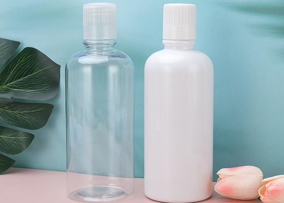 520ml Wadah Botol Obat Kumur Plastik Perjalanan Dengan Tutup Sekrup 100% Dapat Didaur Ulang