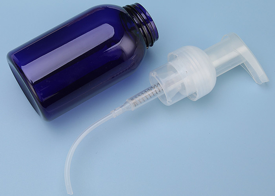 Kosong Blue Mousse Facial Cleanser Foam Pump Botol Sablon OEM