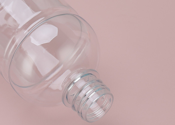 480ml Dispenser Botol Pompa Plastik Bening Kosong untuk Minyak Pijat, Sabun Cair