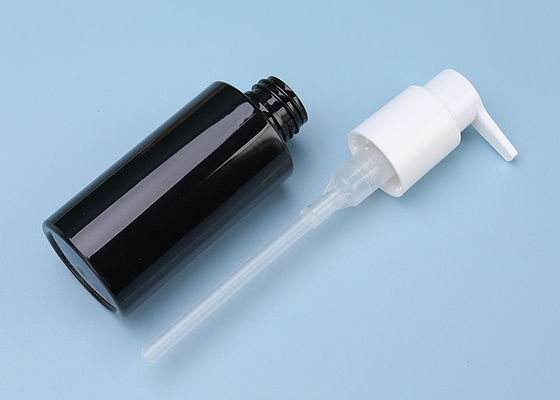Botol Lotion Plastik PETG 100ml Botol PET Hitam BPA LEAD FREE