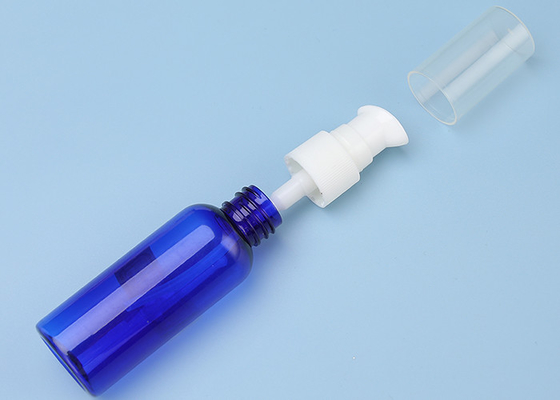 Botol Pompa PET Blue SGS Plastic Lotion 60ml BPA Free