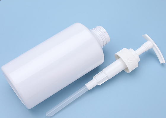 Botol Pompa PET Transparan Putih yang Dapat Dikunci 29mm Botol Dispenser Sabun