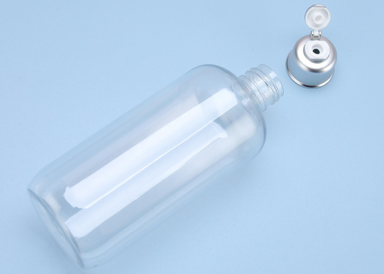 Transparan OD 22mm Flip Cap Botol Lotion Plastik 280ml 300ml