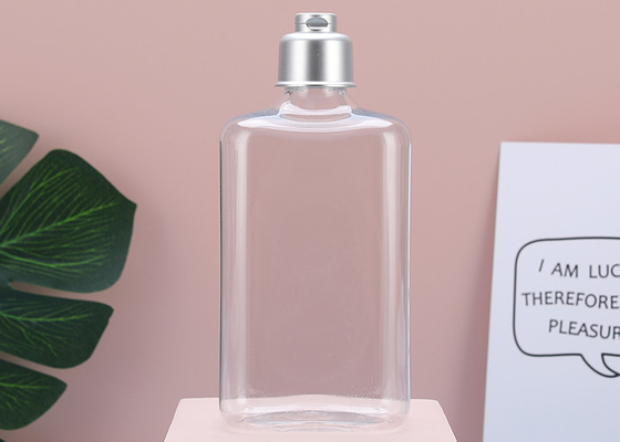 PET 500ml 250ml Botol Peras Kosong Plastik Bening Dengan Tutup Flip